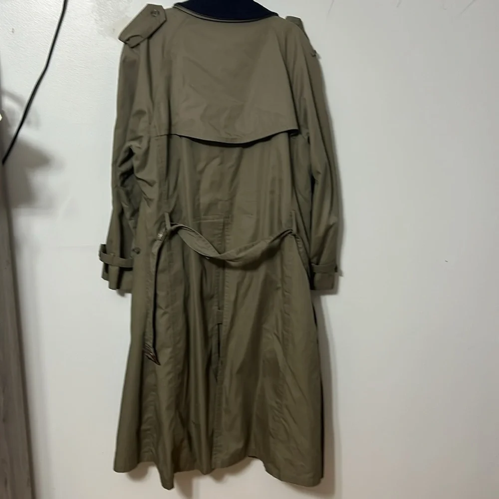 Ralph Lauren Chaps Wool Insulated Trench Coat Size 42L